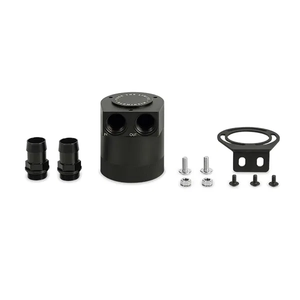 MMBCC-HF – MISHIMOTO Catch Can, For Storing Excess Oil 3.54 Inch Outside Diameter x 4.17 Inch Height 5.3 Ounce Capaci...